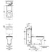 Armitage Shanks Contour 21+ 75cm Projection Rimless Back-To-Wall Toilet with Horizontal Outlet & Anti-Microbial Glaze - Unbeatable Bathrooms