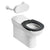 Armitage Shanks Contour 21+ 75cm Projection Rimless Back-To-Wall Toilet with Horizontal Outlet & Anti-Microbial Glaze - Unbeatable Bathrooms