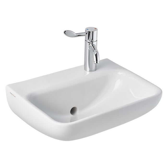 Armitage Shanks Contour 21+ Back Outlet Basin - One Taphole - Smartguard+ Glaze - Unbeatable Bathrooms