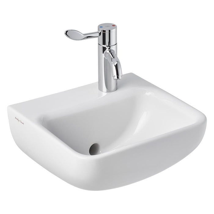 Armitage Shanks Contour 21+ Back Outlet Basin - One Taphole - Smartguard+ Glaze - Unbeatable Bathrooms