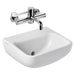 Armitage Shanks Contour 21+ Back Outlet Basin - One Taphole - Smartguard+ Glaze - Unbeatable Bathrooms