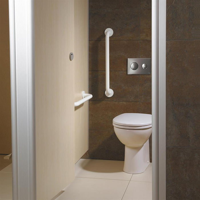 Armitage Shanks Contour 21+ Back To Wall Rimless Wc Pan with Raised Horizontal Outlet and Anti-Microbial Glaze - Unbeatable Bathrooms