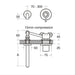 Armitage Shanks Contour 21 Basin with Back Outlet, No Overflow or Chain Hole - No Tapholes - Unbeatable Bathrooms