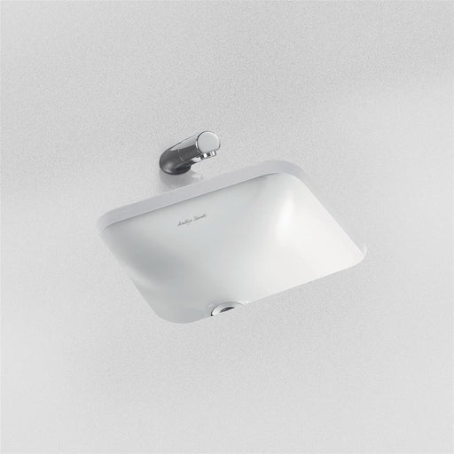 Armitage Shanks Contour 21 Rectangular 42cm Under-Countertop Washbasin with Overflow - Unbeatable Bathrooms