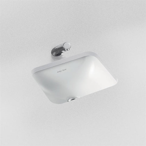 Armitage Shanks Contour 21 Rectangular 42cm Under-Countertop Washbasin with Overflow - Unbeatable Bathrooms