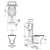 Armitage Shanks Contour 21 School Close Coupled Toilet - 355mm High - Unbeatable Bathrooms