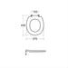 Armitage Shanks Contour 21 Toilet Seat Only (For 355mm High Pans) - Unbeatable Bathrooms