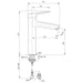 Armitage Shanks Contour 21+ Single Lever One Hole Tall Basin Mixer, No Waste, Flexible Tails - Unbeatable Bathrooms