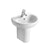 Armitage Shanks Contour 21 Splash 50cm 1TH Semi Pedestal Schools Basin with Overflow - Unbeatable Bathrooms