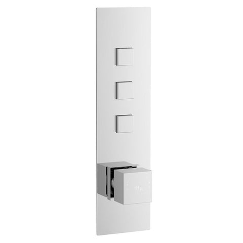 Hudson Reed Ignite Square Shower Valve (3 Outlet) - Unbeatable Bathrooms