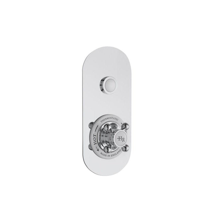 Hudson Reed Topaz Single Push Button Shower Valve - Unbeatable Bathrooms