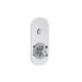 Hudson Reed Topaz Single Push Button Shower Valve - Unbeatable Bathrooms