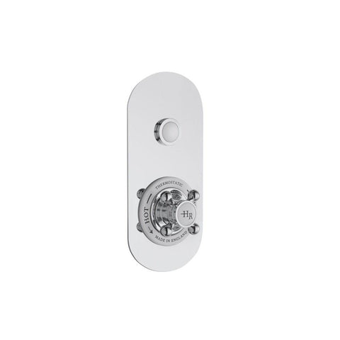 Hudson Reed Topaz Single Push Button Shower Valve - Unbeatable Bathrooms