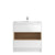 Hudson Reed Coast Vanity Units - Floor Standing 2 Drawer Unit with Basin - Unbeatable Bathrooms