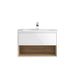 Hudson Reed Coast Vanity Unit - Wall Hung 1 Drawer Unit with Basin - Unbeatable Bathrooms