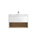 Hudson Reed Coast Vanity Unit - Wall Hung 1 Drawer Unit with Basin - Unbeatable Bathrooms
