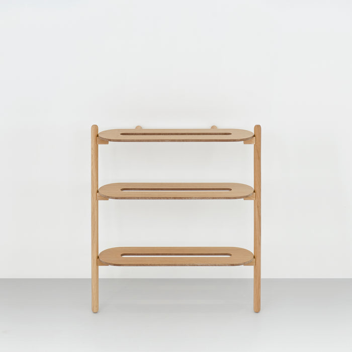 Heel Bar Ladder Shoe Tidy - Oak - Unbeatable Bathrooms