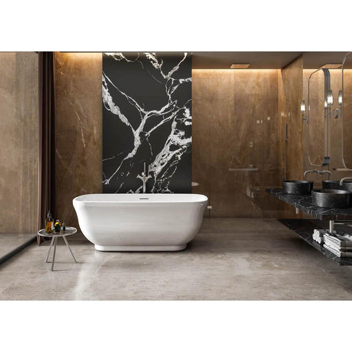 Charlotte Edwards Cyllene 1600 x 750mm Slim Edged Freestanding Bath - Unbeatable Bathrooms