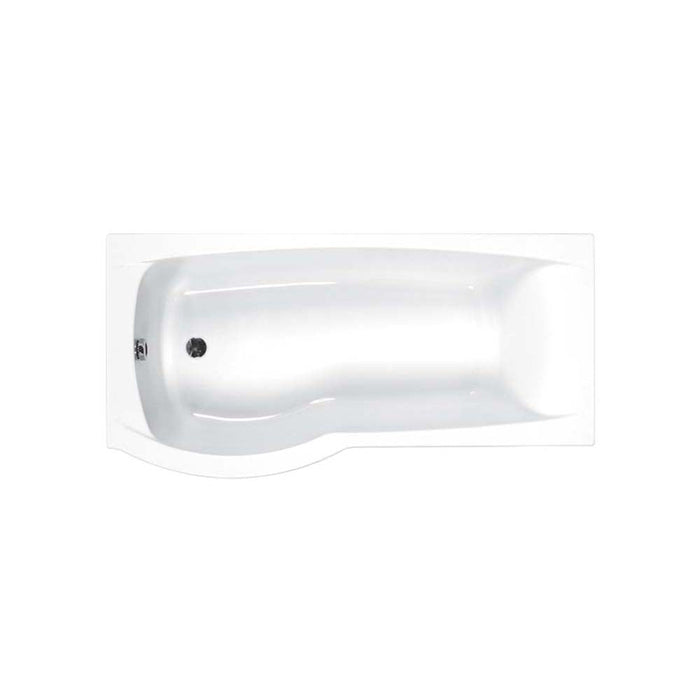 Carron Delta P Shaped Standard Right Hand Showerbath - Unbeatable Bathrooms