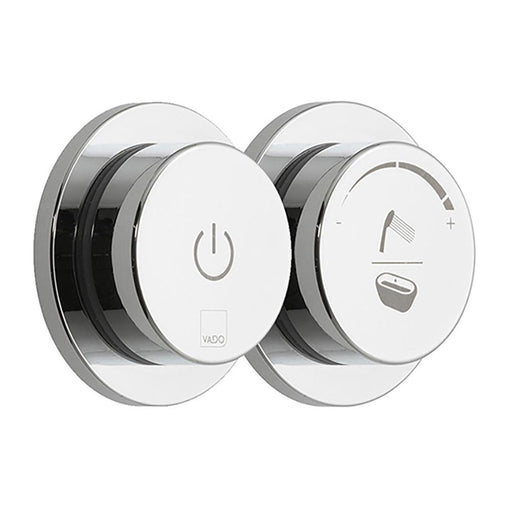 Vado SmartDial Thermostatic 2 Outlet Bath and Shower Valve MP/HP - Unbeatable Bathrooms