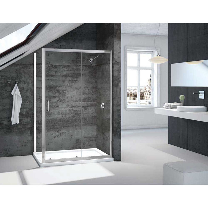 Merlyn Vivid Boost Loft 1200mm Sliding Door Shower Enclosure - Unbeatable Bathrooms