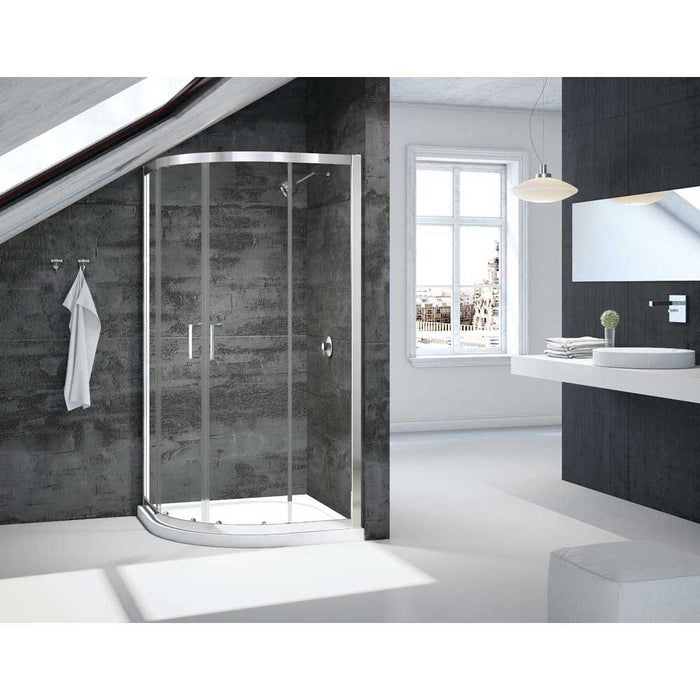 Merlyn Vivid Boost 2 Door Quadrant Shower Enclosure - Unbeatable Bathrooms