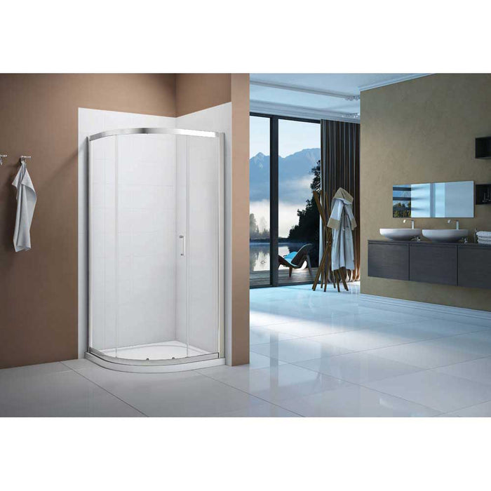 Merlyn Vivid Boost 1 Door Quadrant Shower Enclosure - Unbeatable Bathrooms
