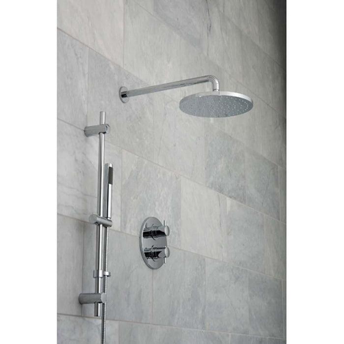 Vado Shower Valve Package of Celsius Two Outlet Thermostatic Shower Package with Slide Rail Shower Kit - Unbeatable Bathrooms