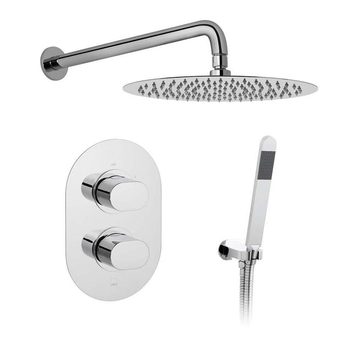 Vado Shower Valve Package of Life Two Outlet Thermostatic Shower Package with Mini Shower Kit - Unbeatable Bathrooms