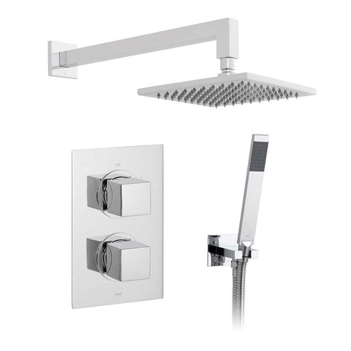 Vado Shower Valve Package of Mix Two Outlet Thermostatic Shower Package with Mini Shower Kit - Unbeatable Bathrooms