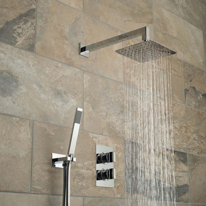 Vado Shower Valve Package of Notion Two Outlet Thermostatic Shower Package with Mini Shower Kit - Unbeatable Bathrooms