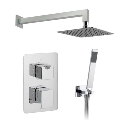 Vado Phase 2 Outlet Thermostatic Shower Set with Shower Head & Hand Shower - Unbeatable Bathrooms