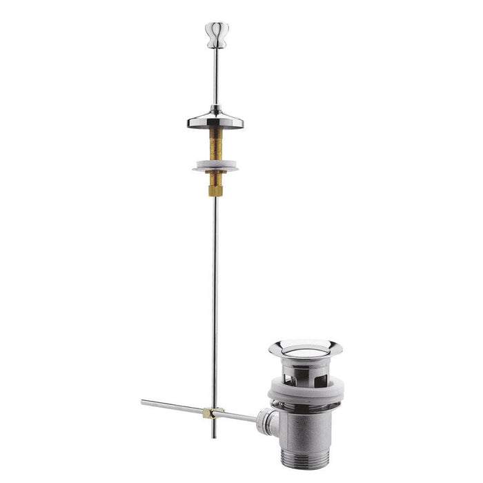 Hudson Reed Traditional Basin Black Pull Up Waste - Unbeatable Bathrooms