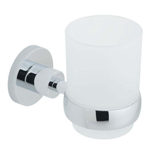 Vado Elements Frosted Wall Mounted Glass Tumbler & Holder - Unbeatable Bathrooms