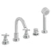 Vado Elements Water Five Hole Deck Mounted Bath Shower Mixer - Unbeatable Bathrooms