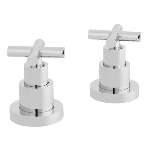 Vado Elements Water Deck Mounted Pair of Valves - Unbeatable Bathrooms