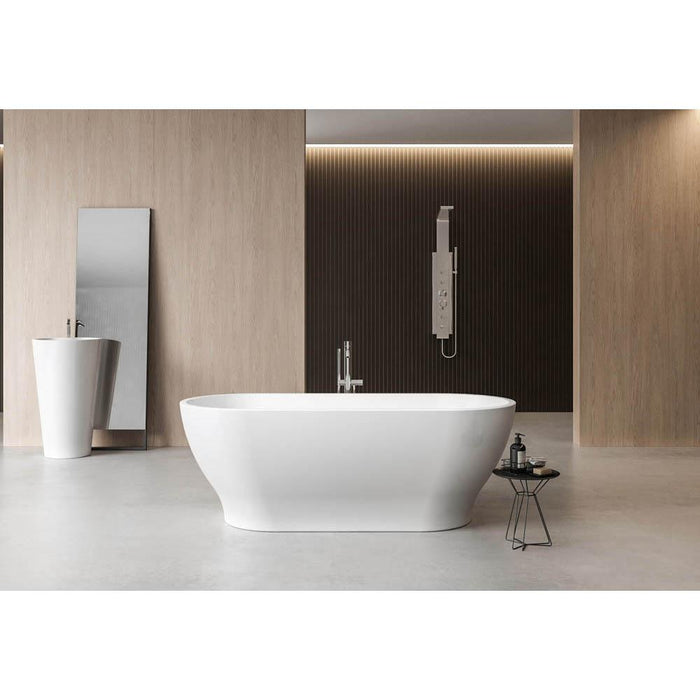 Charlotte Edwards Elara 1700 x 750mm Slim-Edged Freestanding Bath - Unbeatable Bathrooms