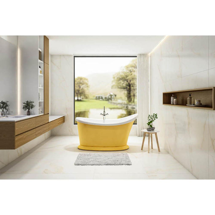 Charlotte Edwards Ersa 1350 x 750mm Freestanding Roll Top Bath - Unbeatable Bathrooms