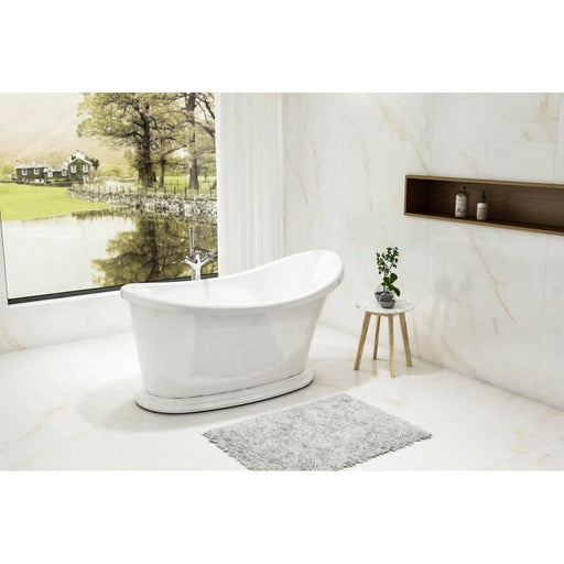 Charlotte Edwards Ersa 1350 x 750mm Freestanding Roll Top Bath - Unbeatable Bathrooms