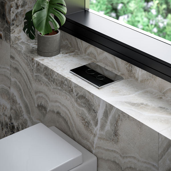 VADO Standard Dual Flush Cistern For Back-To-Wall Toilets - Unbeatable Bathrooms