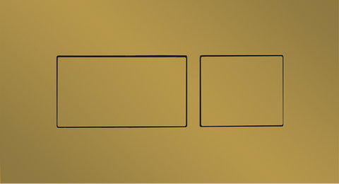 Britton Flush Plate - Brushed Brass - HOX.030BB - Unbeatable Bathrooms