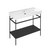 Britton Shoreditch Frame Furniture Stand & Basin (Various) - Unbeatable Bathrooms