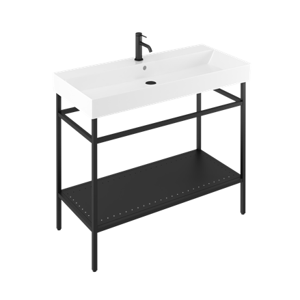 Britton Shoreditch Frame Furniture Stand & Basin (Various) - Unbeatable Bathrooms