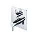 Ideal Standard Freedom BI thermostatic shower mixer with square faceplate and metal lever handles - Unbeatable Bathrooms