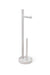 Yoku Round Freestanding Toilet Roll Holder - Oyster White - Unbeatable Bathrooms