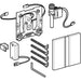 Geberit Urinal Flush Control with Electronic Flush Actuation, Battery Operation, Cover Plate Type 50 - Unbeatable Bathrooms