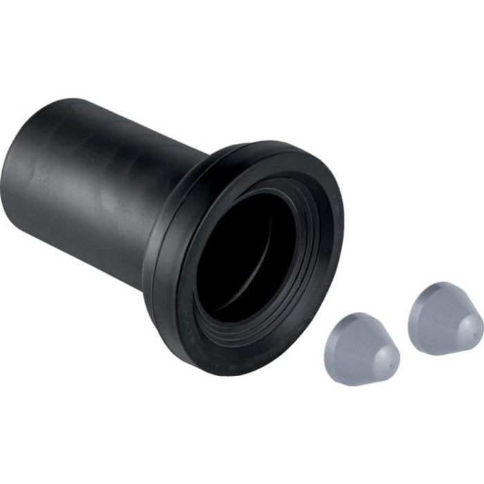 Geberit Straight Connector with Sleeve and Cover Caps - Unbeatable Bathrooms