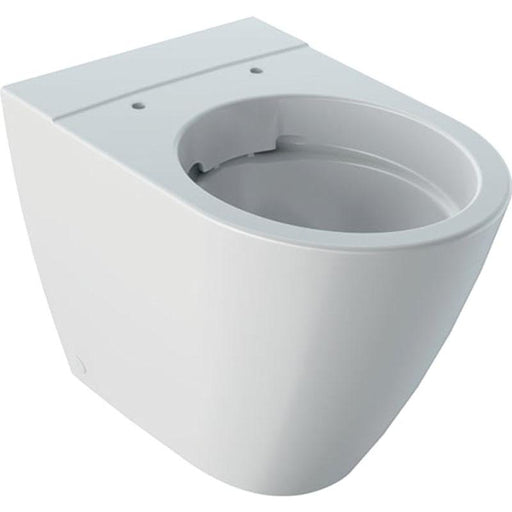 Geberit Icon Floor-Standing WC, Washdown, Back-To-Wall, Shrouded, Rimfree - Unbeatable Bathrooms
