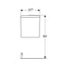 Geberit Smyle Floor-Standing WC for Close-Coupled Exposed Cistern, Washdown, Semi-Shrouded, Rimfree - Unbeatable Bathrooms