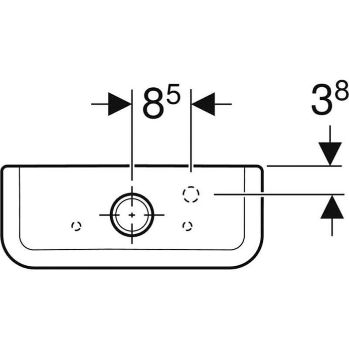 Geberit Smyle Floor-Standing WC for Close-Coupled Exposed Cistern, Washdown, Semi-Shrouded, Rimfree - Unbeatable Bathrooms